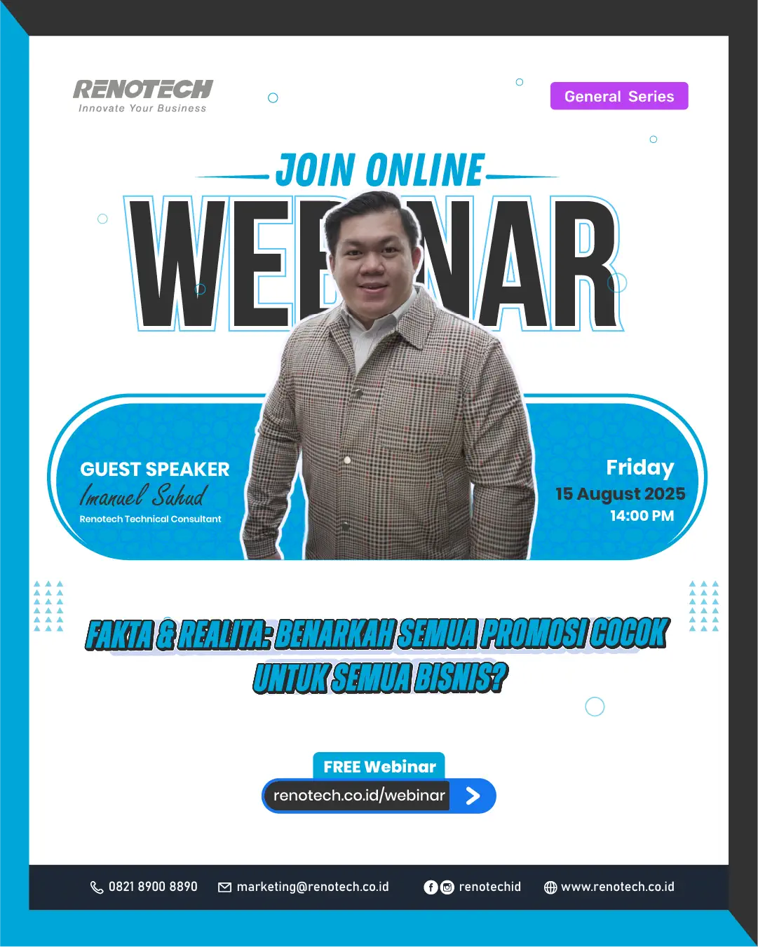fakta & realita: Benarkah Semua Promosi Cocok 
untuk Semua Bisnis?