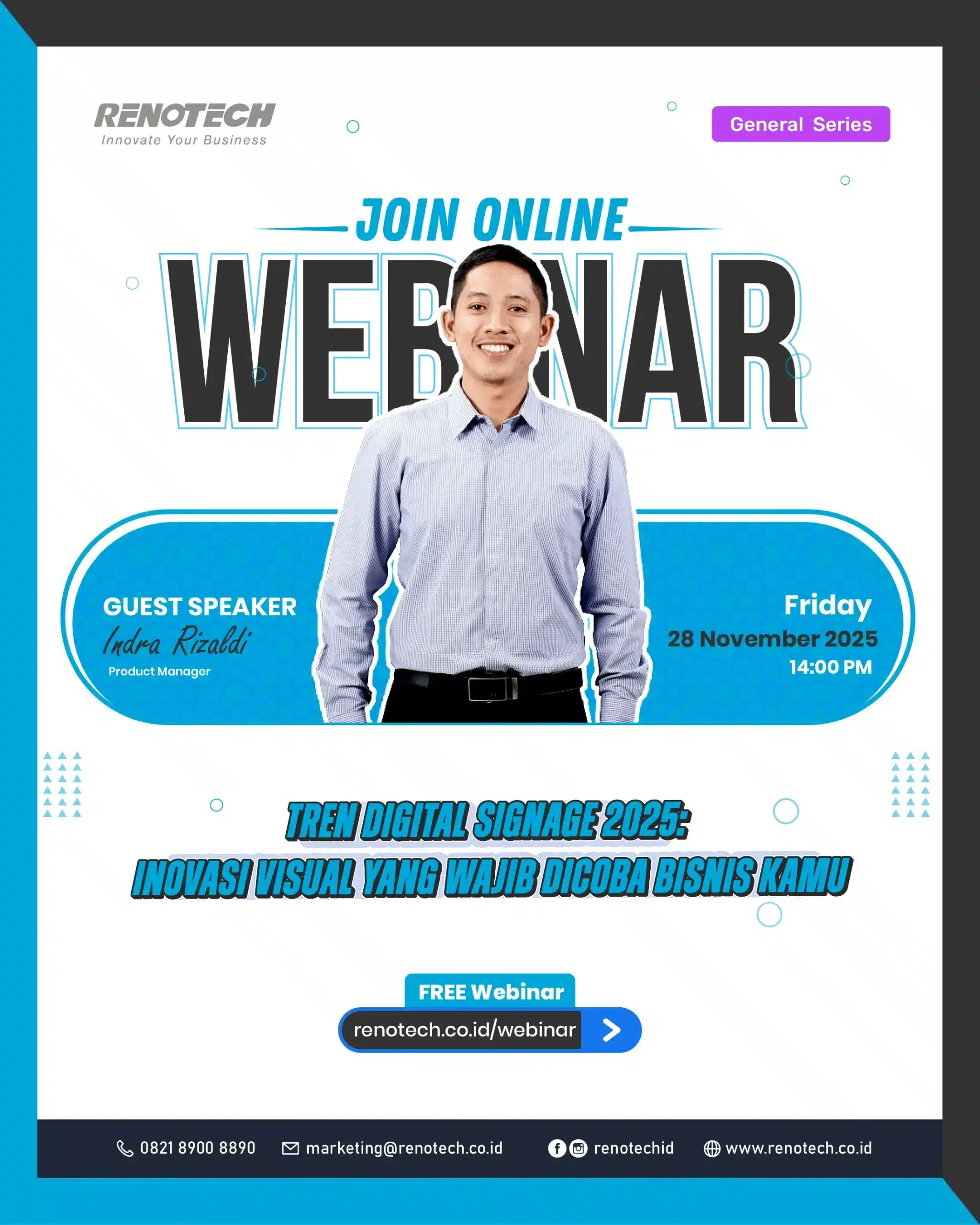 WEBINAR Tren Digital Signage 2025: Inovasi Visual yang Wajib Dicoba Bisnis Kamu

