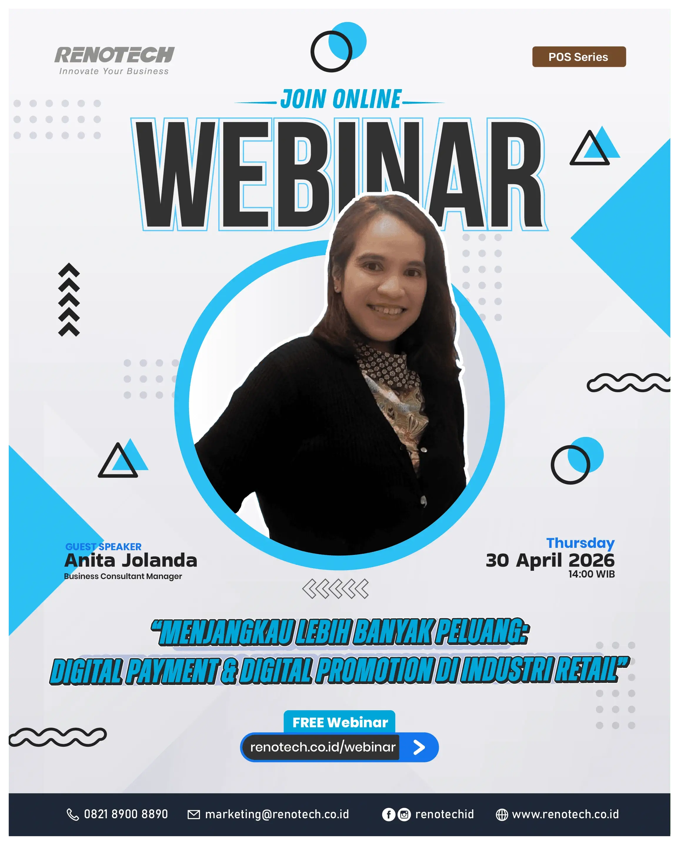 webinar gratis Menjangkau Lebih Banyak Peluang: Digital Payment & Digital Promotion di Industri Retail